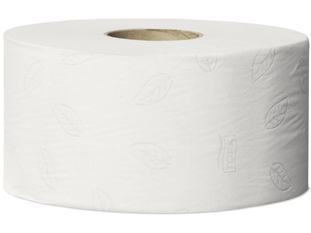TORK Papier toilette en mini-rouleau Jumbo, 2 couches, blanc