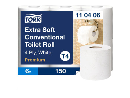 TORK Papier toilette, 4 couches, blanc