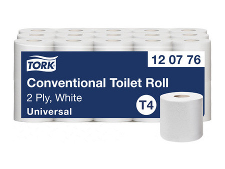 TORK Papier toilette, 2 couches, grand paquet, blanc
