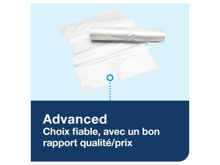 TORK Couvercle pour poubelle Elevation 50 litres, blanc