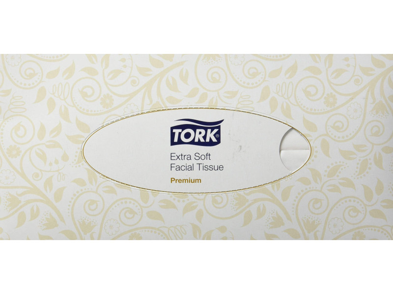 TORK Mouchoir en papier, extra doux, 2 couches, blanc