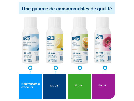 TORK Diffuseur d'aérosol désodorisant, blanc