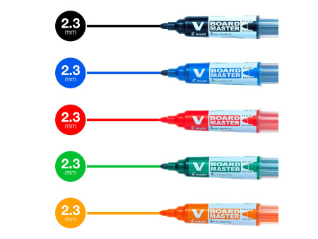 PILOT Marqueur V BOARD MASTER, pointe ogive, moyen, bleu