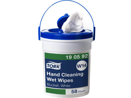 TORK Lingette humide pour les mains, dans un seau, 1 couche
