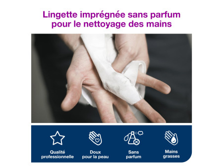 TORK Lingette humide pour les mains, dans un seau, 1 couche