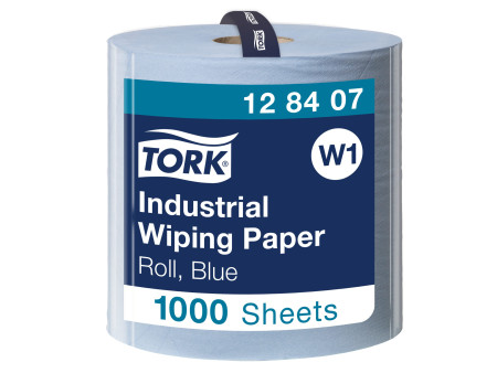 TORK Rouleau de papier nettoyant industriel, 340 m, bleu