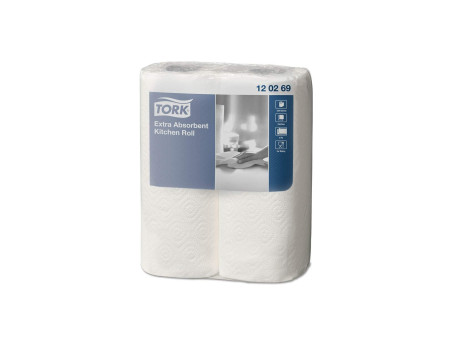 TORK Rouleau de papier essuie-tout, 2 couches, blanc