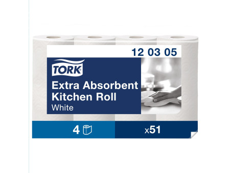 TORK Rouleau de papier essuie-tout, 3 couches, blanc