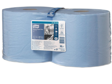 TORK Rouleau nettoyant multi-usage, 2 couches, 255 m, bleu