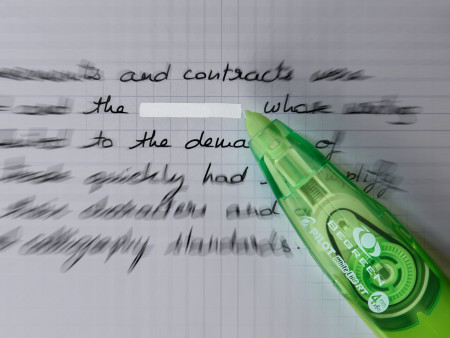 PILOT Roller correcteur WHITELINE RT BEGREEN, couleur: vert