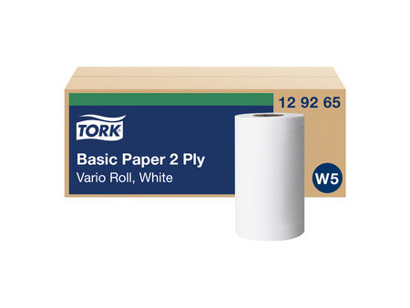 TORK Rouleau nettoyant multi-usage, 2 couches, 55 m, blanc