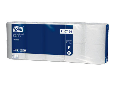 TORK Papier toilette, 2 couches, blanc