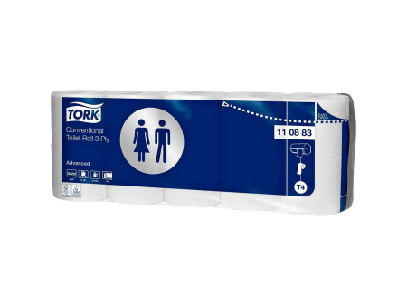 TORK Papier toilette, 3 couches, blanc