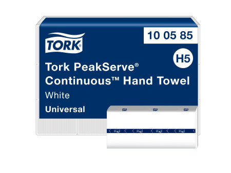 TORK PeakServe Essuie-mains continu, 201 x 225 mm, blanc