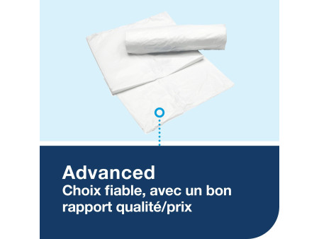 TORK Poubelle, plastique, 20 litres, blanc