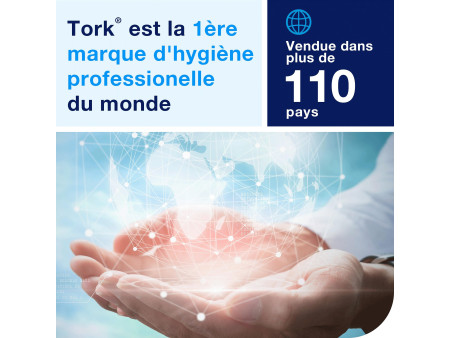TORK Poubelle, plastique, 20 litres, blanc