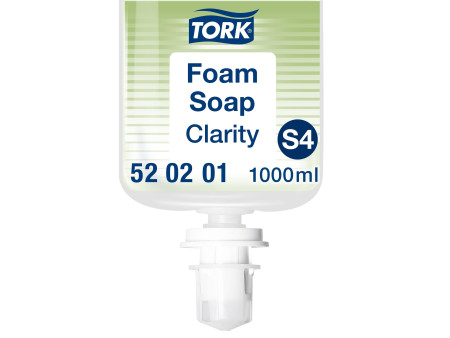 TORK Savon mousse, pur, 1.000 ml, transparent