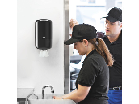 TORK Distributeur à dévidage central Mini ELEVATION, noir