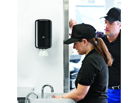 TORK Distributeur à dévidage central Mini ELEVATION, noir