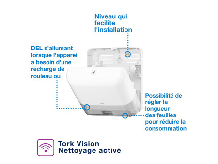 TORK Matic Distributeur d'essuie-mains automatique ELEVATION