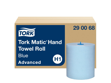 TORK Matic Rouleau d'essuie-mains, 2 couches, 150 m, bleu