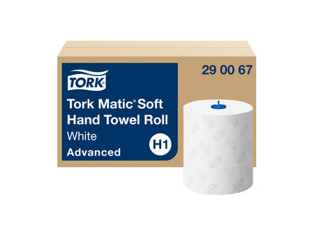 TORK Matic Rouleau d'essuie-mains, 2 couches, blanc/gris