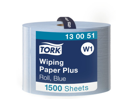 TORK Rouleau nettoyant multi-usage, 2 couches, 510 m, bleu