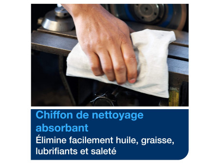 TORK Rouleau de papier nettoyant industriel, 361 m, gris