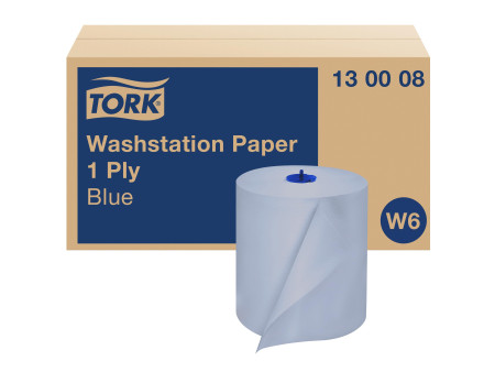 TORK Rouleau nettoyant multi-usage, 1 couche, 250 m, bleu