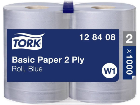 TORK Rouleau nettoyant multi-usage, 2 couches, 340 m, bleu