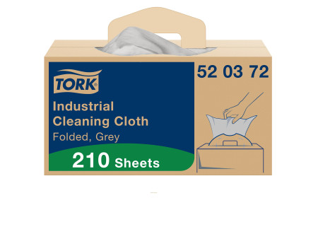 TORK Chiffon de nettoyage industriel, 415 x 355 mm, gris
