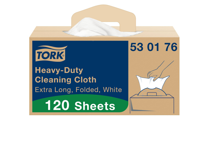 TORK Chiffon de nettoyage tout usage, 615 x 355 mm, blanc