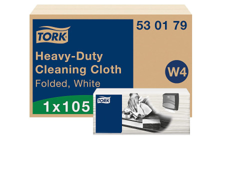TORK Chiffon de nettoyage, 415 x 355 mm, extra épais, blanc