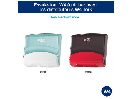 TORK Chiffon de nettoyage, 415 x 355 mm, extra épais, blanc