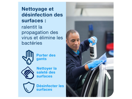 TORK Chiffon de nettoyage, 415 x 355 mm, extra épais, blanc