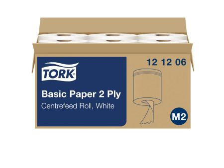 TORK Rouleau nettoyant multi-usage, 2 couches, 160 m, blanc