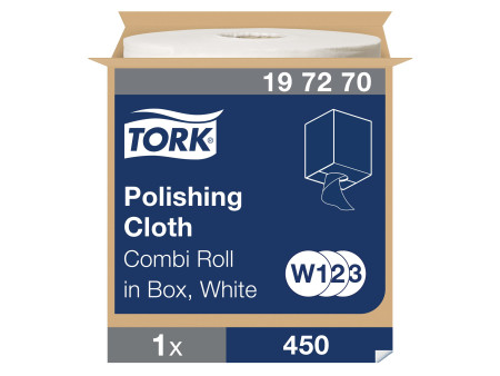 TORK Rouleau nettoyant et lustrant, 1 couche, 171 m, blanc