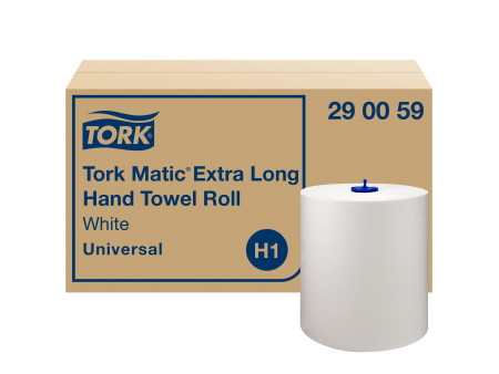 TORK Matic Rouleau d'essuie-mains, 1 couche, 280 m, blanc