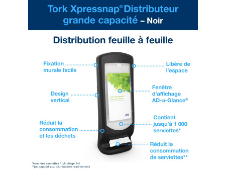 TORK Xpressnap Distributeur de serviettes SIGNATURE LINE