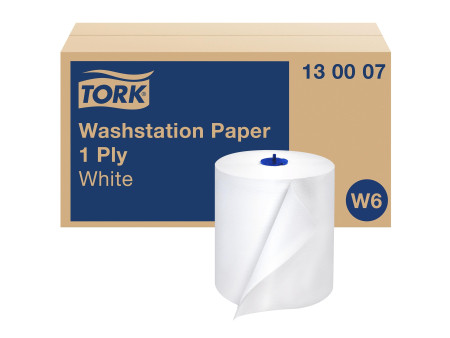 TORK Rouleau nettoyant multi-usage, 1 couche, 250 m, blanc