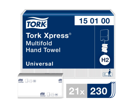 TORK Xpress Essuie-mains interfolié, 196 x 255, pliage en Z