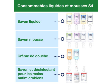 TORK Distributeur de savon ELEVATION, noir