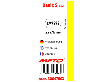 METO Étiqueteuse de prix Basic S 622, 1 ligne, 6 positions