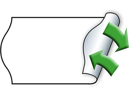 METO Étiquette pour étiqueteuse de prix 22 x 12 mm, blanc