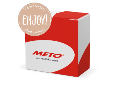 METO Etiquette autocollante 'Enjoy - Sealed for you'