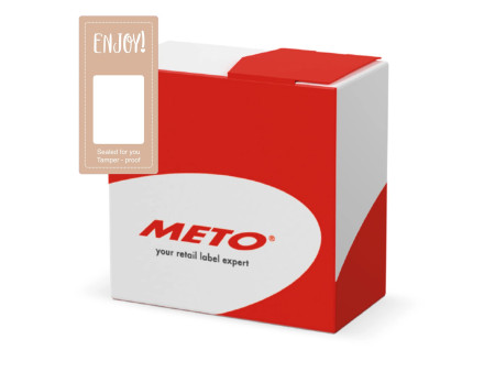 METO Etiquette autocollante 'Enjoy - Sealed for you'