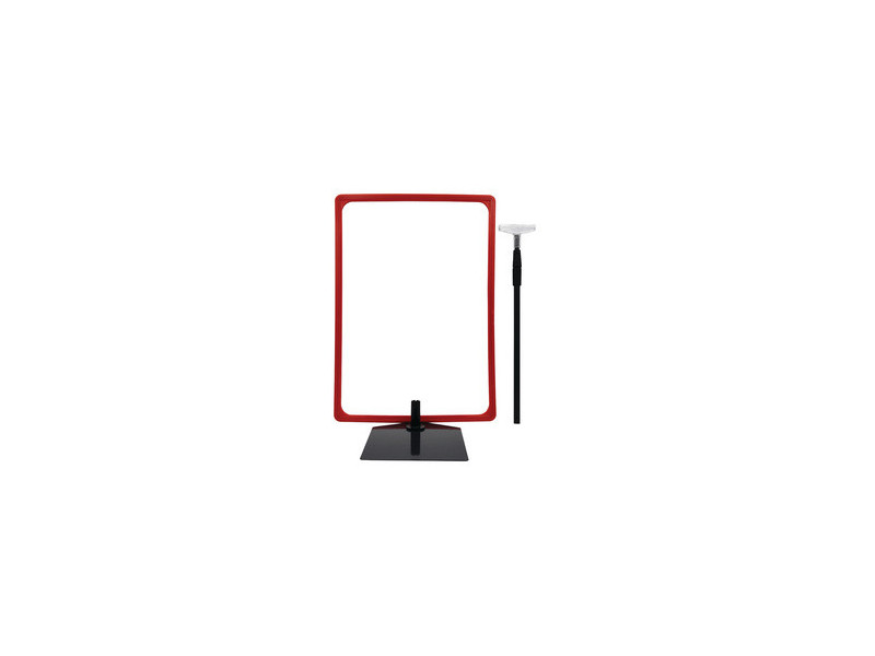METO Support pour cadre, A4, incl. cadre, rouge