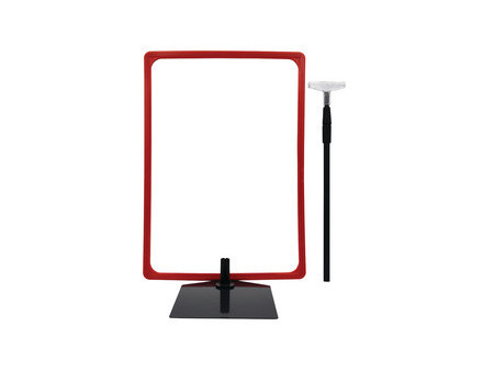 METO Support pour cadre, A3, incl. cadre, rouge