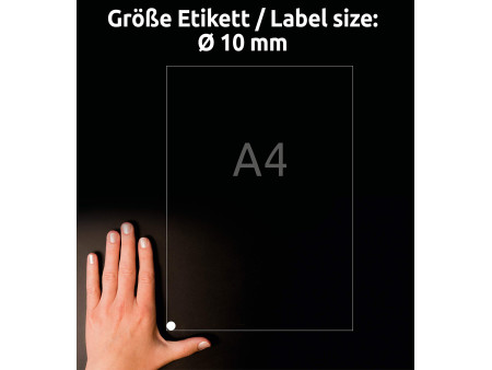AVERY Zweckform Etiquette d'identification, diamètre: 10 mm