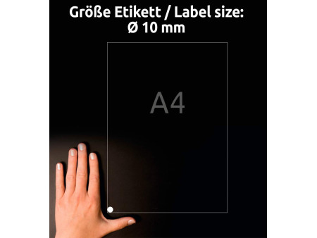 AVERY Zweckform Etiquette d'identification, diamètre: 10 mm